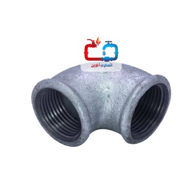 زانو 90 درجه دنده‌ای گالوانیزه مک (mech)
