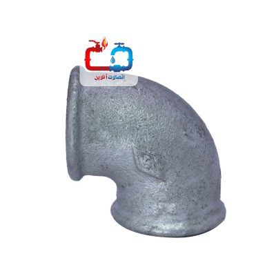 زانو 90 درجه دنده‌ای گالوانیزه مک (mech)