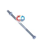 All threaded bolts .
