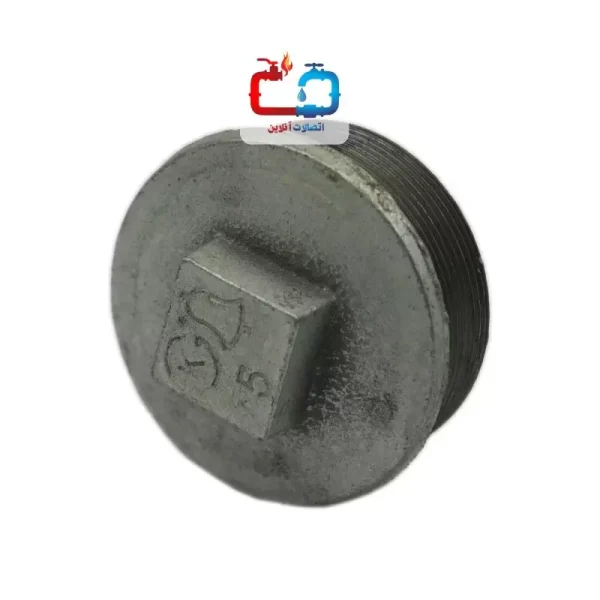 درپوش دنده‌ای 1/2 اینچ گالوانیزه چینی - تصویر 3