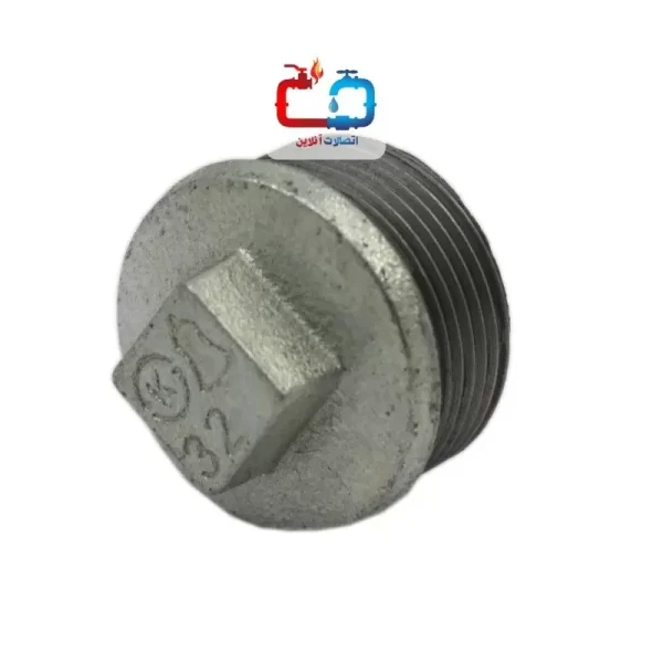 درپوش دنده‌ای 1/2 اینچ گالوانیزه چینی - تصویر 2