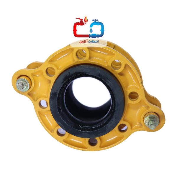 لرزه‌گیر لاستیکی 21/2 اینچ قرمز ارتعاشات صنعتی آما