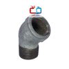 چپقی دنده‌ای 11/4 اینچ 45 درجه گالوانیزه مک - تصویر 2