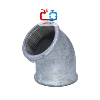 زانو دنده‌ای 45 درجه گالوانیزه چین