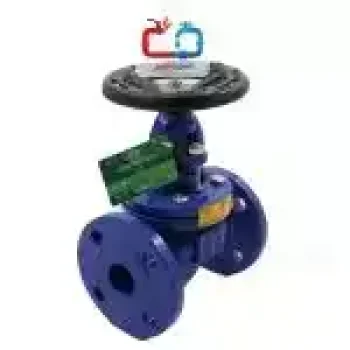 شیر فلکه کشویی چدنی زبانه لاستیکی وگ